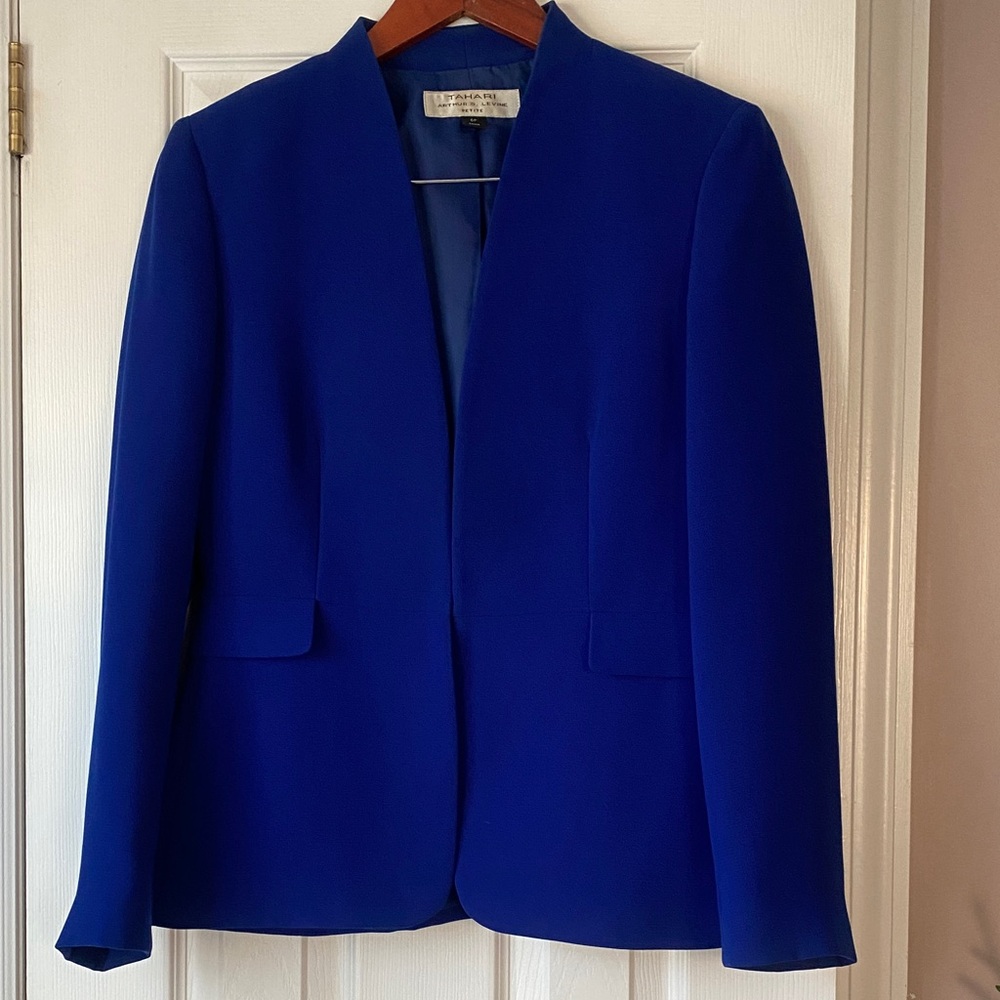 Chic Royal Blue Women's Blazer